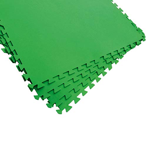 Bestway BW58265-20 Bodenschutzfliesen-Set, 8 Stück á 81 x 81 cm, grün Flowclear Pool Floor Protector, Ground Sheets for Hot tub, Spas and SwimmingPools, 8 x 81cm, Blue, Green