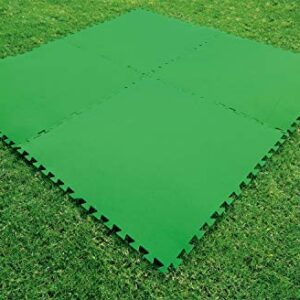 Bestway BW58265-20 Bodenschutzfliesen-Set, 8 Stück á 81 x 81 cm, grün Flowclear Pool Floor Protector, Ground Sheets for Hot tub, Spas and SwimmingPools, 8 x 81cm, Blue, Green