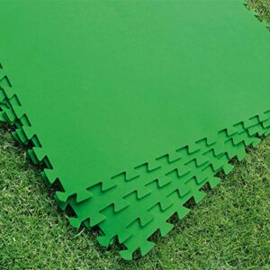 Bestway BW58265-20 Bodenschutzfliesen-Set, 8 Stück á 81 x 81 cm, grün Flowclear Pool Floor Protector, Ground Sheets for Hot tub, Spas and SwimmingPools, 8 x 81cm, Blue, Green