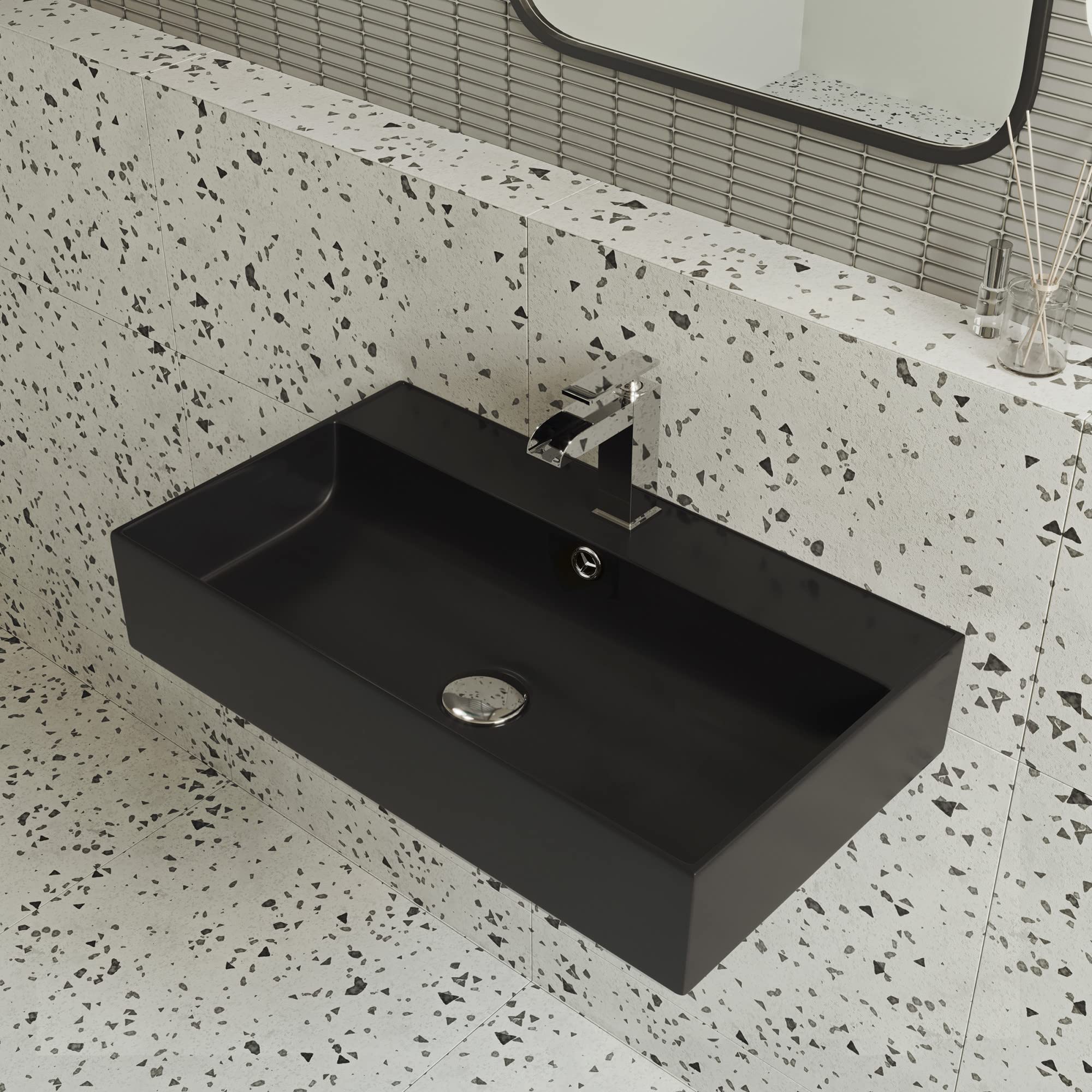 Swiss Madison SM-WS318 Claire Ceramic Wall Hung Sink