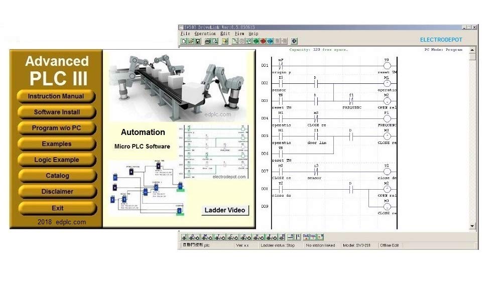 PLC Ladder and Logic Programming Software & Virtual PLC, Simulation, Developing, Learning Automation AI