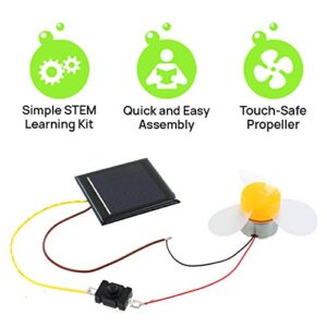 Solar Fan Mini xUmp STEM Kit - Build Your own Solar Cell or Battery Powered Fan