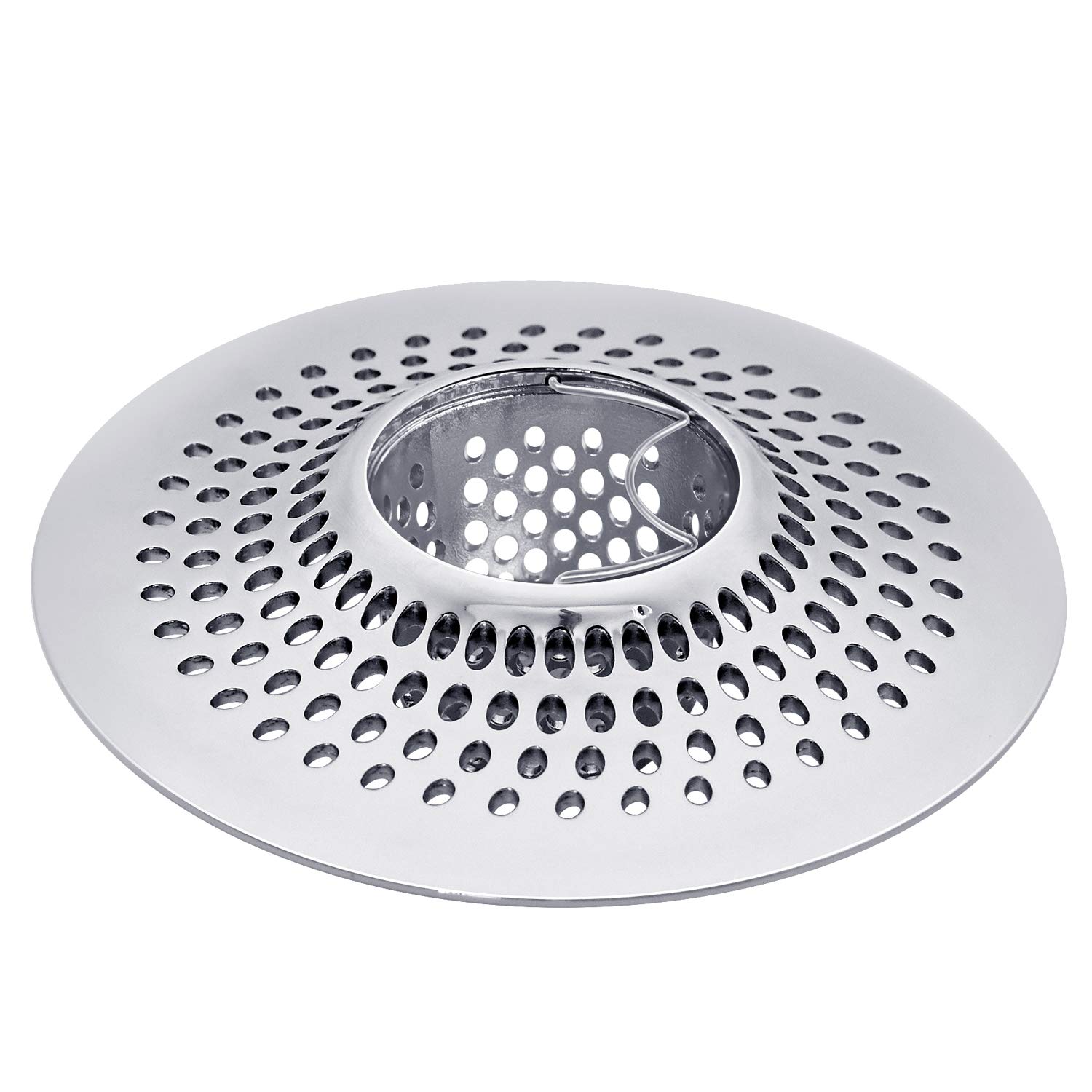 LEKEYE Drain Hair Catcher/Bathtub Shower Drain Hair Trap/Strainer Stainless Steel Drain Protector(Patented Product)