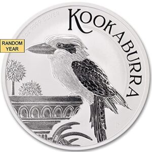 1990 P 1 oz Silver Kookaburra Brilliant Uncirculated with Certificate of Authenticity $1 Seller BU