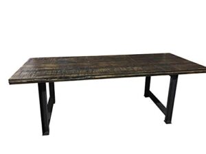 reclaimed train wood dining table, shabby chic dining table
