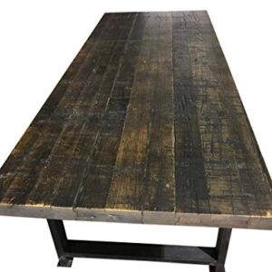 Reclaimed train wood Dining Table, Shabby Chic Dining Table