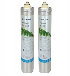 pentair everpure h-300 undersink water filter replacement cartridge (3 pack)