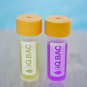 iQ.BAC Water Testing Kit 4 Pack | Coliform & E Coli Testing Kit | Hot Tubs Pond Lake Well Pool Test Kit | E Coli Testing Kit | Portable Water Test Kit | Water Test Kits For Drinking Water Recycled