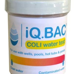 iQ.BAC Water Testing Kit 4 Pack | Coliform & E Coli Testing Kit | Hot Tubs Pond Lake Well Pool Test Kit | E Coli Testing Kit | Portable Water Test Kit | Water Test Kits For Drinking Water Recycled