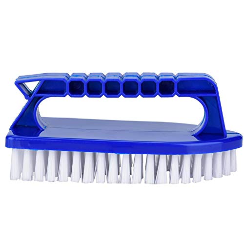 TOPINCN Swimming Pool Step Corner Brush Hand-held Door Window Tools with Fine Bristles Nonslip Handle