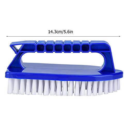 TOPINCN Swimming Pool Step Corner Brush Hand-held Door Window Tools with Fine Bristles Nonslip Handle