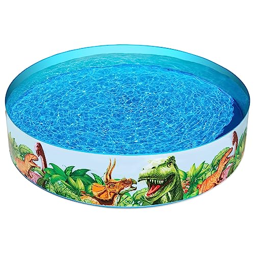 Bestway BW55022-20 Dinosaurous Fill 'N Fun Kiddie Paddling Pool, 1.83 m x 38 cm One Size,Multicolor