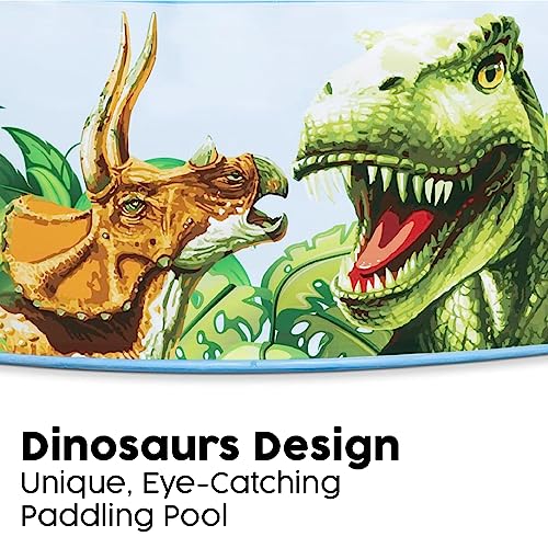 Bestway BW55022-20 Dinosaurous Fill 'N Fun Kiddie Paddling Pool, 1.83 m x 38 cm One Size,Multicolor