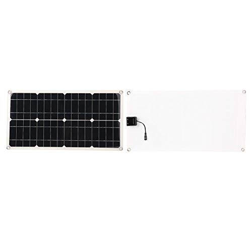 Solar Panel,5V 40W Dual USB Flexible Waterproof Portable Single Crystal Solar Power Panel Charger High Conversion Rate Car Battery Charger Controller for Laptops,RVs,etc