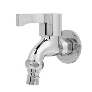 G1/2" Copper Water Faucet Laundry Bathroom Tap Washing Machine Faucet Wall Mounted Single Cold Water Tap Mop Pond Bibcock