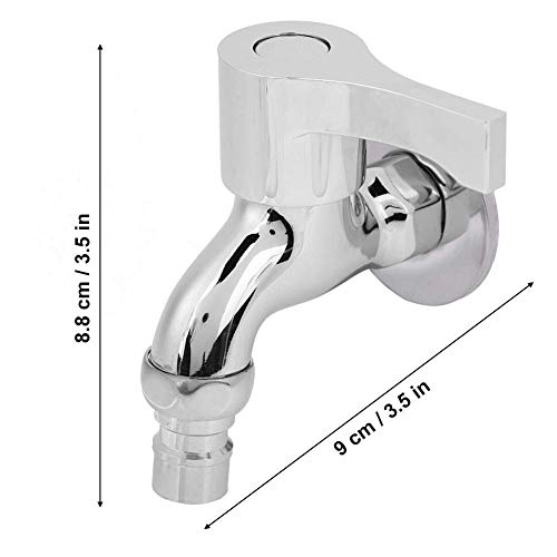 G1/2" Copper Water Faucet Laundry Bathroom Tap Washing Machine Faucet Wall Mounted Single Cold Water Tap Mop Pond Bibcock