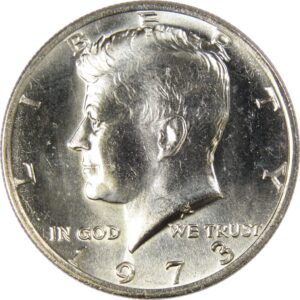 1973 kennedy half dollar bu uncirculated mint state 50c us coin collectible