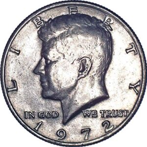 1972 kennedy half dollar 50c about uncirculated