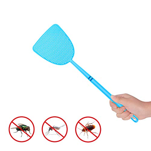 10 Pieces Fly Swatter, Colorful Strong Flexible Manual Fly Swat Set Plastic Durable Fly Swatter