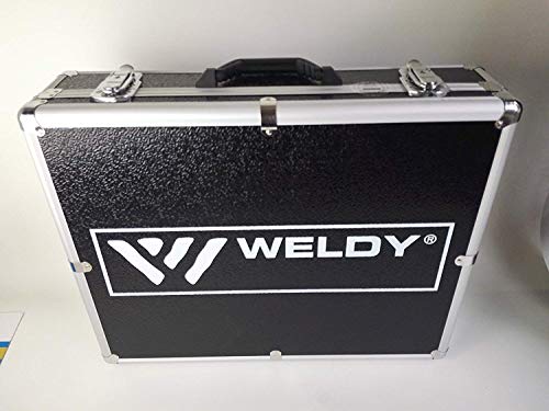 WELDY 3400W Handheld Plastic Extrusion Welding Machine kit Hot Air Plastic Welder Gun Vinyl Weld Extruder Welder Machine (EX2)