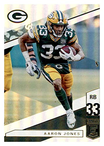 2019 Panini Elite #64 Aaron Jones NM-MT Green Bay Packers Officially Licensed NFL Football Trading Card