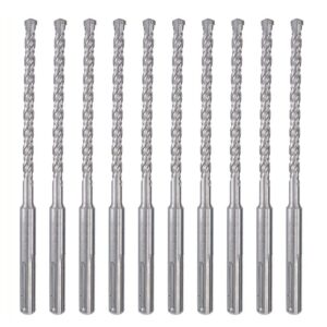 sds plus hammer drill bit 10pcs 5/32 in. x 8 in. masonry concrete rock drill bit