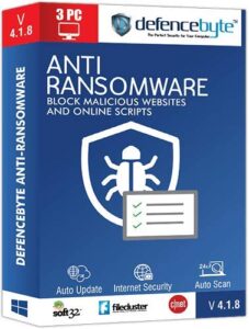 defencebyte-anti ransomware security internet security software for pc laptop 2019 2020 for 1 3 5 10 devices |privacy cleaner tool windows