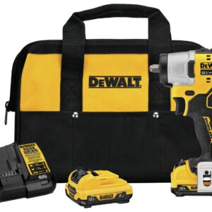 DEWALT XTREME 12V MAX* Impact Wrench, Cordless Kit, 3/8-Inch (DCF902F2)