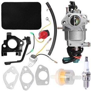 0G8442A111 Carburetor for Generac GP5000 GP5500 GP6500 GP6500E 5KW 5.5KW 6.5KW 389cc Generator with Air Filter Tune Up Kit