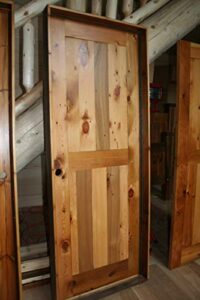 barn wood interior door finished