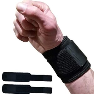 Wrist Wraps for Wrist Tendonitis - Wrist Support for Carpal Tunnel Pain Relief. Ganglion Cyst Wrist Brace or Carpal Tunnel Wrist Splint - 2 Wrist Wraps for Weightlifting Women Men Left & Right Hands