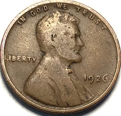 1926 P Lincoln Wheat Cent Penny Seller Very Good