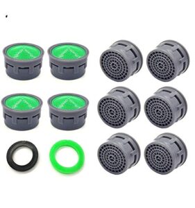 faucet aerator, faucet flow restrictor replacement parts insert sink aerator for bathroom (10pcs)