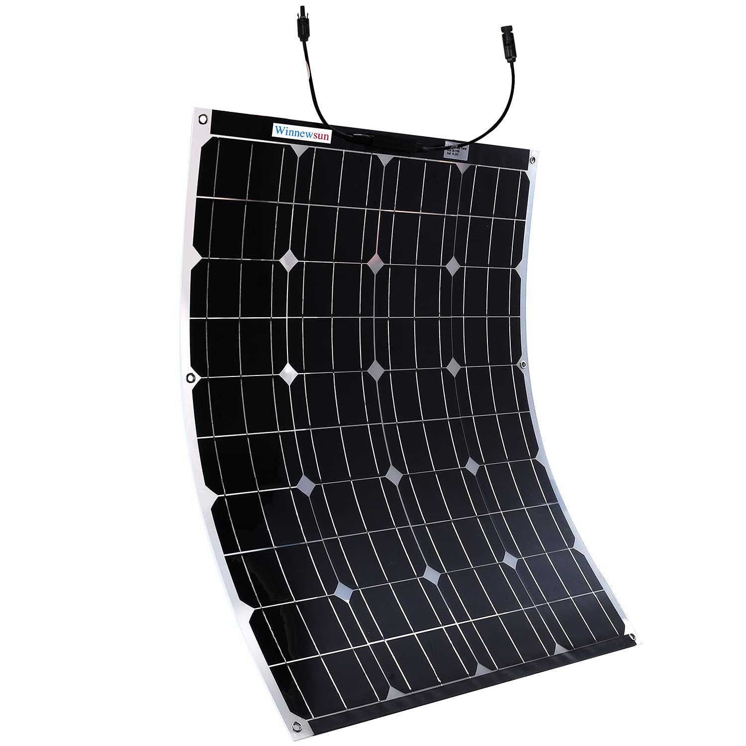 Winnewsun Flexible Solar Panel Bifacial Flexible Solar Panel 100W New Generation High Efficiency Solar Panel New Technology Solar Panel