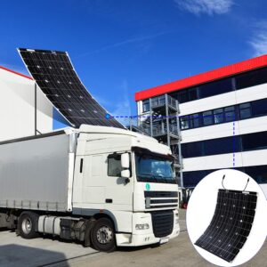 Winnewsun Flexible Solar Panel Bifacial Flexible Solar Panel 100W New Generation High Efficiency Solar Panel New Technology Solar Panel