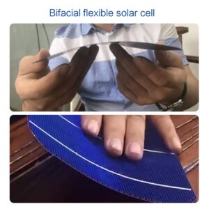 Winnewsun Flexible Solar Panel Bifacial Flexible Solar Panel 100W New Generation High Efficiency Solar Panel New Technology Solar Panel