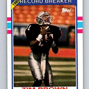 1989 Topps #2 Tim Brown LA Raiders RB NFL Football Card NM-MT