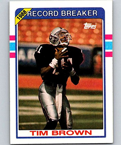 1989 Topps #2 Tim Brown LA Raiders RB NFL Football Card NM-MT