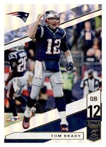 2019 panini elite #1 tom brady nm-mt new england patriots officially licensed nfl football trading card
