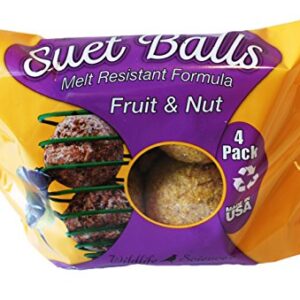 Wildlife Sciences Melt Resistant Suet Balls Variety 16 Pack, 4 Wrapped Packs of 4 Bird Suet Balls