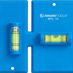 Jonard Tools WTL-12, Wall Box Template and Level for Old Work Electrical Boxes,Blue