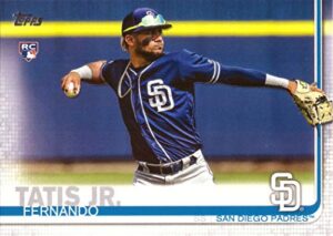 2019 topps baseball #410 fernando tatis jr. rookie card