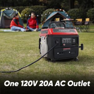 PowerSmart 1200W Portable Generator, Small Generator for Camping Outdoor, Ultralight, EPA & CARB Compliant