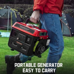 PowerSmart 1200W Portable Generator, Small Generator for Camping Outdoor, Ultralight, EPA & CARB Compliant