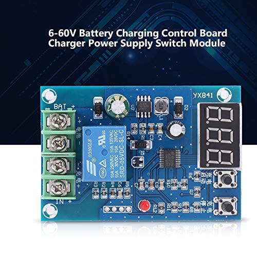 Yosoo Battery Charging Controller Battery Charging Module Power Supply Switch Module for Car Generators Solar Power Wind Turbines Electric Vehicles