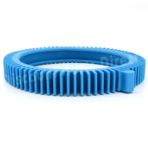 2 Pack 896584000-143 Blue Front Tire Kit with Super Hump - Replacement for Hayward Poolvergnuegen Select Pool Cleaners