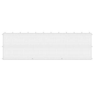 strong camel carport replacement sidewall instant canopy pe side wall,6.4ftx19.7ft (1 pack side wall only) (white)