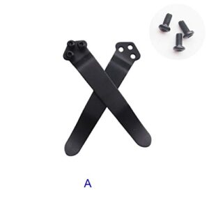 SICODA 2 pcs Deep Carry Pocket Clips for Folding Knives,Kydex Waist Clip,Folding Knife Back Clips (A)