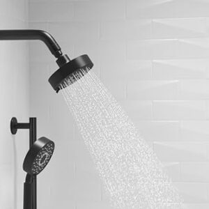 KOHLER Purist® 1.75 gpm multifunction showerhead with Katalyst® air-induction technology, 3 function spray, showerhead, K-22170-G-BL, Matte Black, Matte Black Showerhead