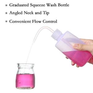 Watering Bottle Garden Tools Watering Can with Narrow Mouth Plant Flower Succulent Plastic Squeeze Bottle (250ml+250ml)